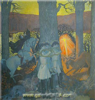 Maurice Denis Le miracle reproduction-de-tableau