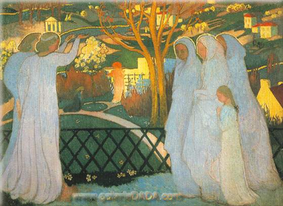 Maurice Denis Les saintes femmes au tombeau reproduction-de-tableau