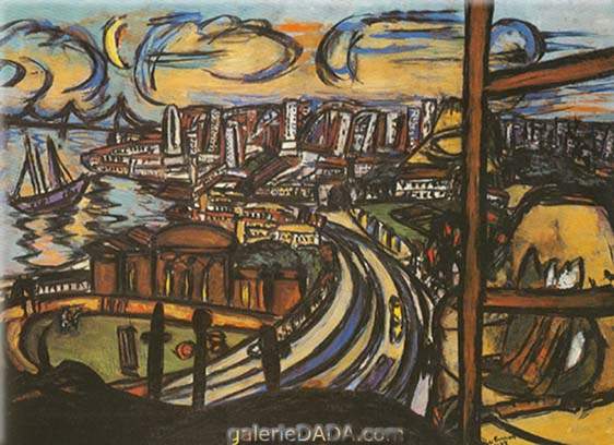 Max Beckmann San Francisco reproduction-de-tableau