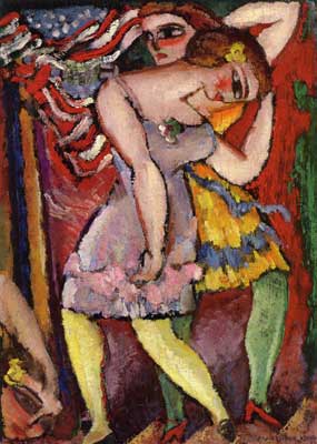 Max Weber Burlesque 2 reproduction-de-tableau