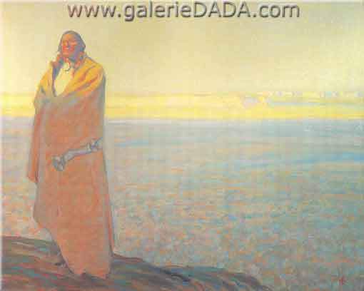 Maynard Dixon Ce qu'un Indien pense reproduction-de-tableau