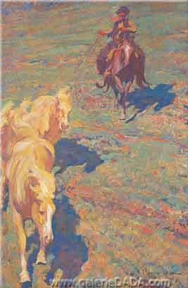 Maynard Dixon Le Palomino Mare reproduction-de-tableau