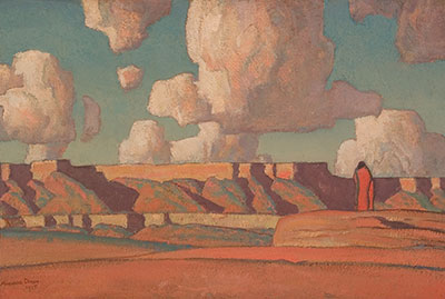 Maynard Dixon Le souvenir de Tusayan reproduction-de-tableau