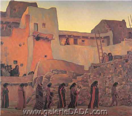 Maynard Dixon Les Sages reproduction-de-tableau