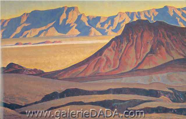 Maynard Dixon Montagnes de fer reproduction-de-tableau