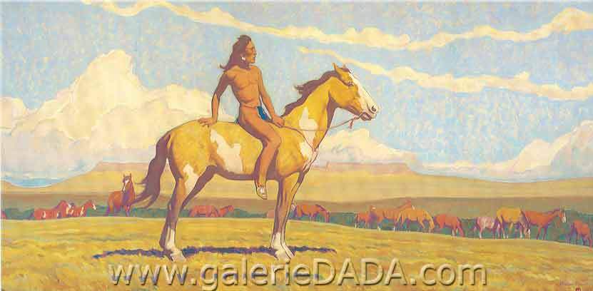 Maynard Dixon Pony Boy reproduction-de-tableau