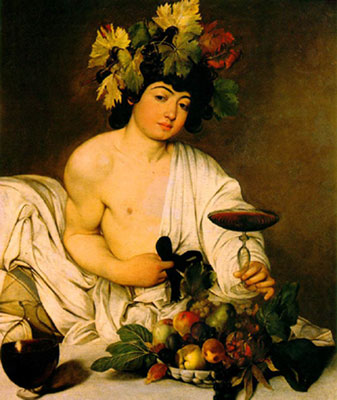 Michelangelo Caravaggio Bacchus reproduction-de-tableau