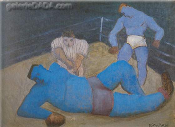 Milton Avery Le dernier round reproduction-de-tableau