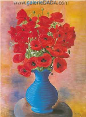 Moise Kisling Coquelicots reproduction-de-tableau