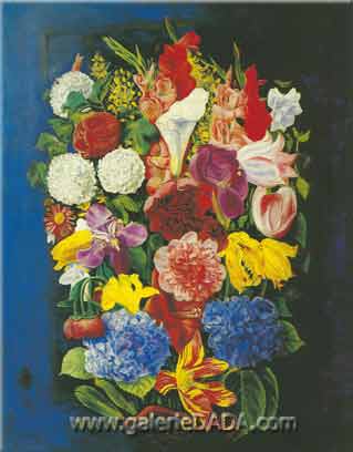 Moise Kisling Fleurs reproduction-de-tableau