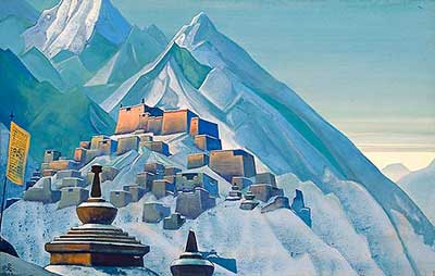 Nicholas Roerich Le Tibet. Himalaya reproduction-de-tableau