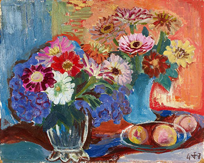 Otto Dix Fleurs reproduction-de-tableau