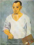 Pablo Picasso Autoportrait reproduction-de-tableau