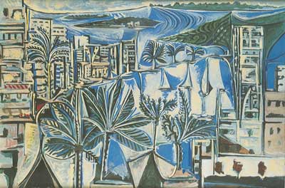 Pablo Picasso La baie de Cannes reproduction-de-tableau