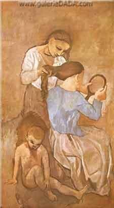 Pablo Picasso La coiffure reproduction-de-tableau