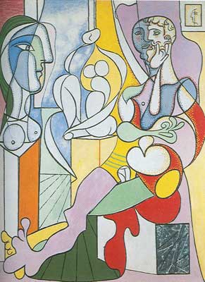 Pablo Picasso Le sculpteur reproduction-de-tableau