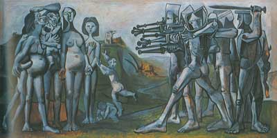 Pablo Picasso Massacres en Corée reproduction-de-tableau