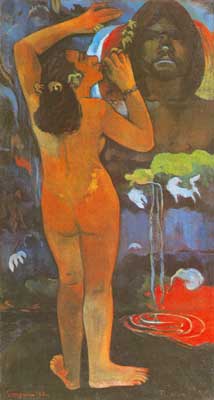 Paul Gauguin La Lune et la Terre reproduction-de-tableau