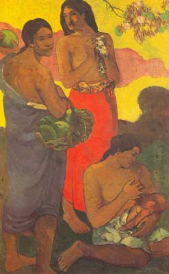 Paul Gauguin Maternité reproduction-de-tableau