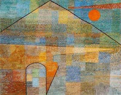 Paul Klee Ad Parnassum reproduction-de-tableau