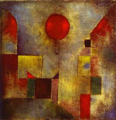 Paul Klee Ballon rouge reproduction-de-tableau