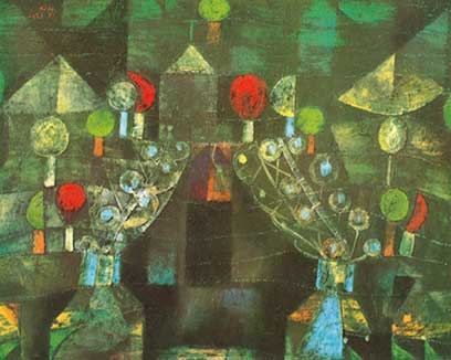 Paul Klee Pavillon des femmes reproduction-de-tableau