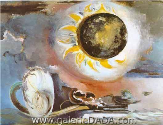 Paul Nash éclipse du tournesol reproduction-de-tableau