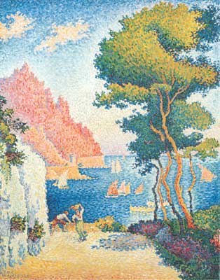 Paul Signac Capo di Noli reproduction-de-tableau