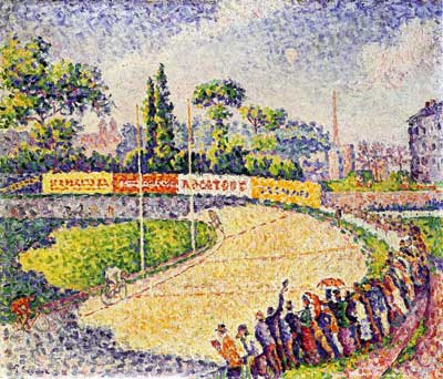 Paul Signac Le Vélodrome reproduction-de-tableau