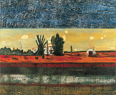 Peter Doig Sauterelle reproduction-de-tableau