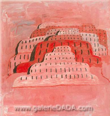 Philip Guston La ville reproduction-de-tableau