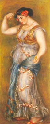 Pierre August Renoir Danseuse avec Castenets reproduction-de-tableau