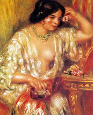 Pierre August Renoir Gabrielle avec Jewellery reproduction-de-tableau