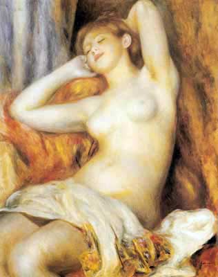 Pierre August Renoir Le sommeil reproduction-de-tableau