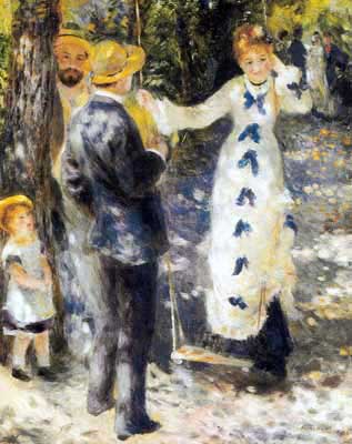 Pierre August Renoir Le Swing reproduction-de-tableau