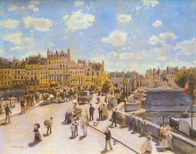 Pierre August Renoir Pont neuf reproduction-de-tableau