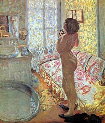 Pierre Bonnard Nu contre la lumière reproduction-de-tableau