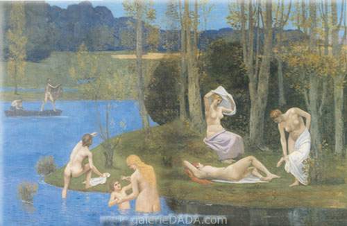 Pierre Puvis de Chavannes L'été reproduction-de-tableau