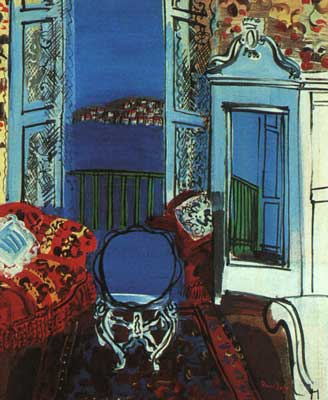 Raoul Dufy Ouvrir la fenêtre, Nice reproduction-de-tableau