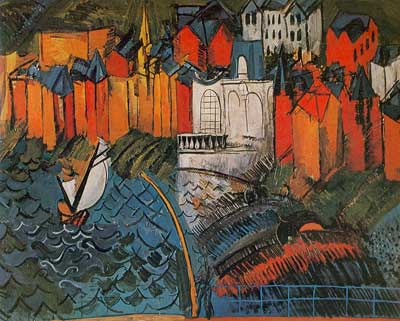 Raoul Dufy Voilier à Sainte-adresse reproduction-de-tableau