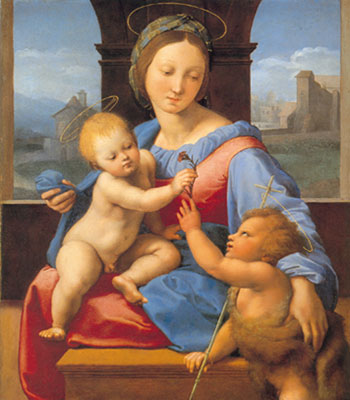 Raphael La Madone de Garvagh reproduction-de-tableau