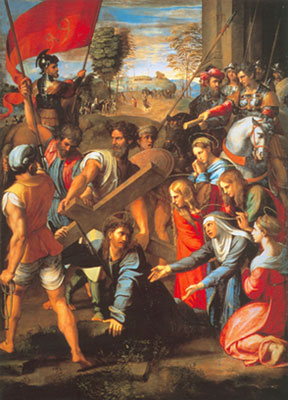 Raphael Le chemin du calvaire reproduction-de-tableau