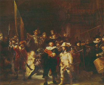 Harmenszoon Rembrandt La Garde de nuit reproduction-de-tableau