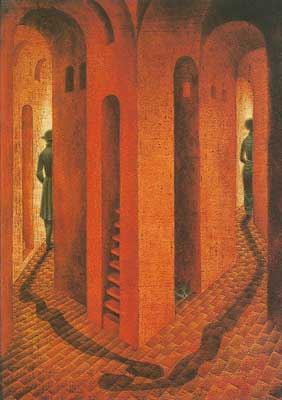 Remedios Varo Adieu. reproduction-de-tableau