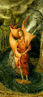 Remedios Varo Ascension vers l'Analog Mount reproduction-de-tableau