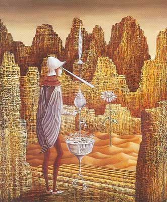 Remedios Varo Découverte d'un mutant reproduction-de-tableau