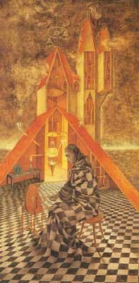 Remedios Varo La science inutile reproduction-de-tableau