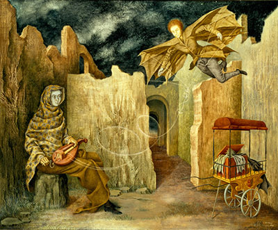 Remedios Varo La Zamfonia reproduction-de-tableau