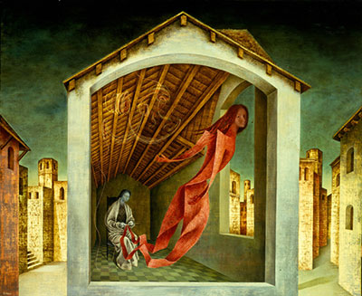 Remedios Varo Le tisserand de Vérone reproduction-de-tableau