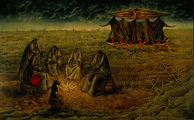 Remedios Varo Vol de substances reproduction-de-tableau